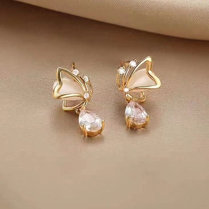 Gem Butterfly Earrings