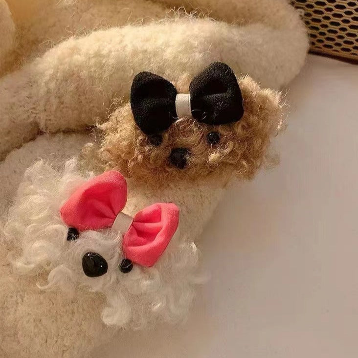 Bowknot Puppy Hair Clip