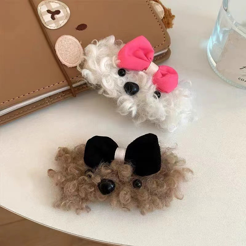 Bowknot Puppy Hair Clip