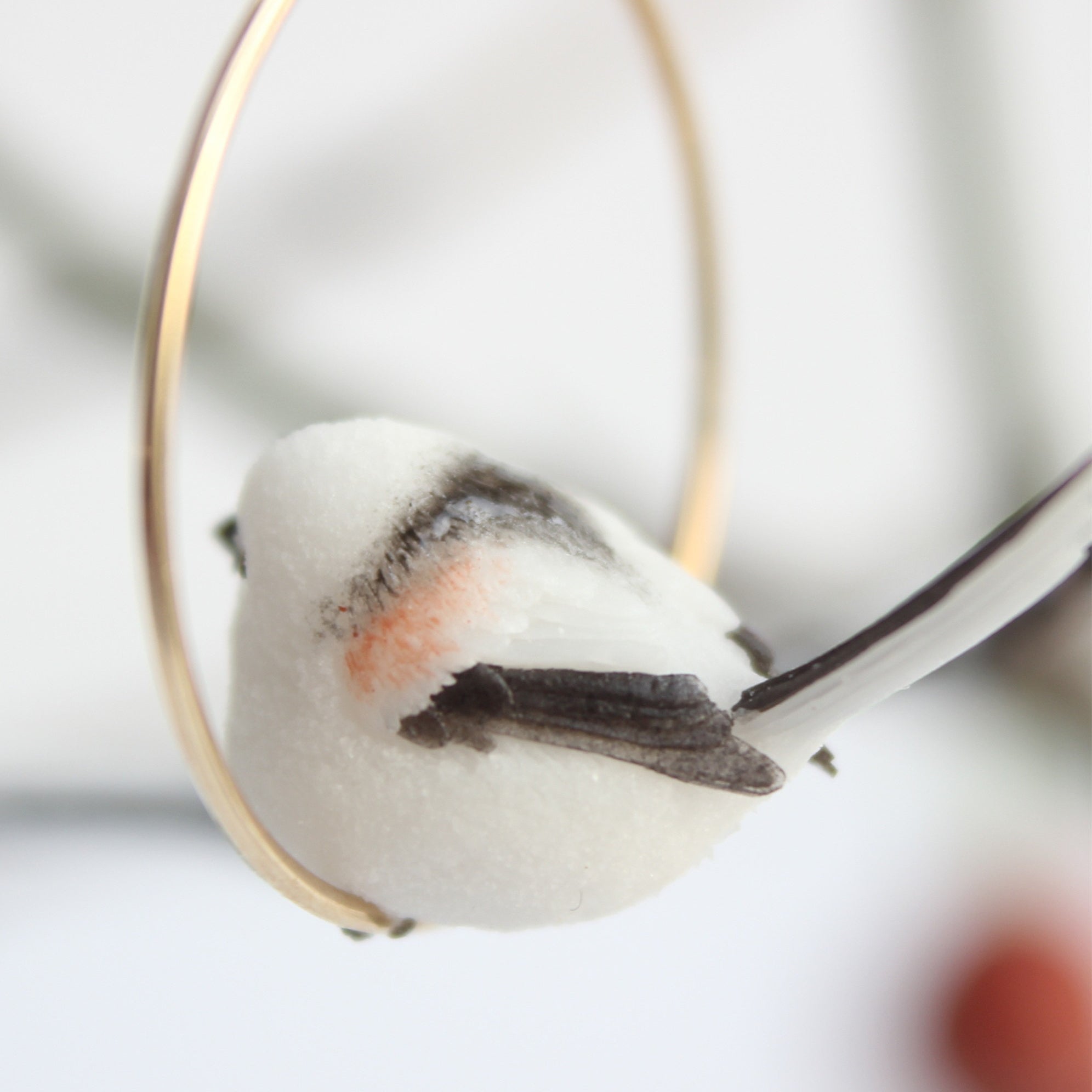 Fluffy Birds Earrings