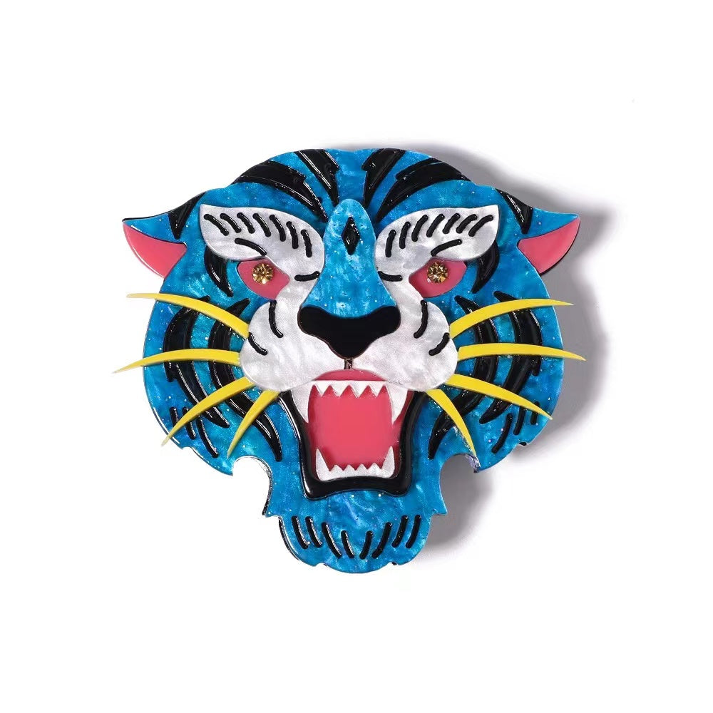 Tiger Head Hair Clip