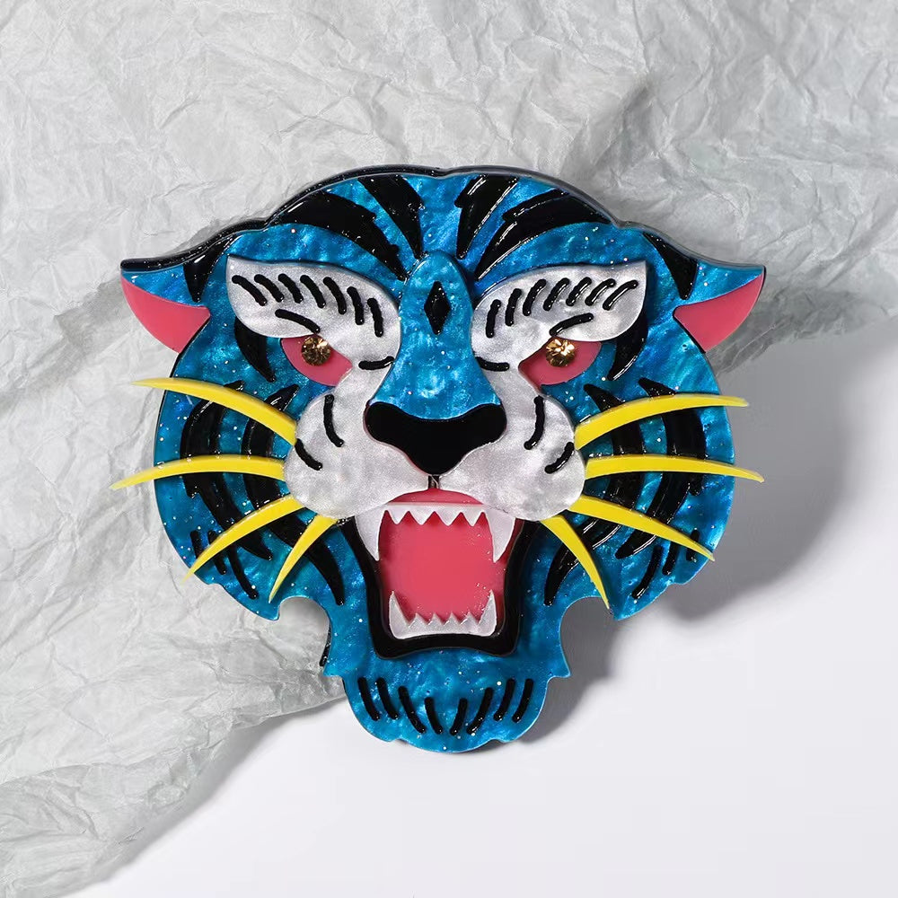 Tiger Head Hair Clip