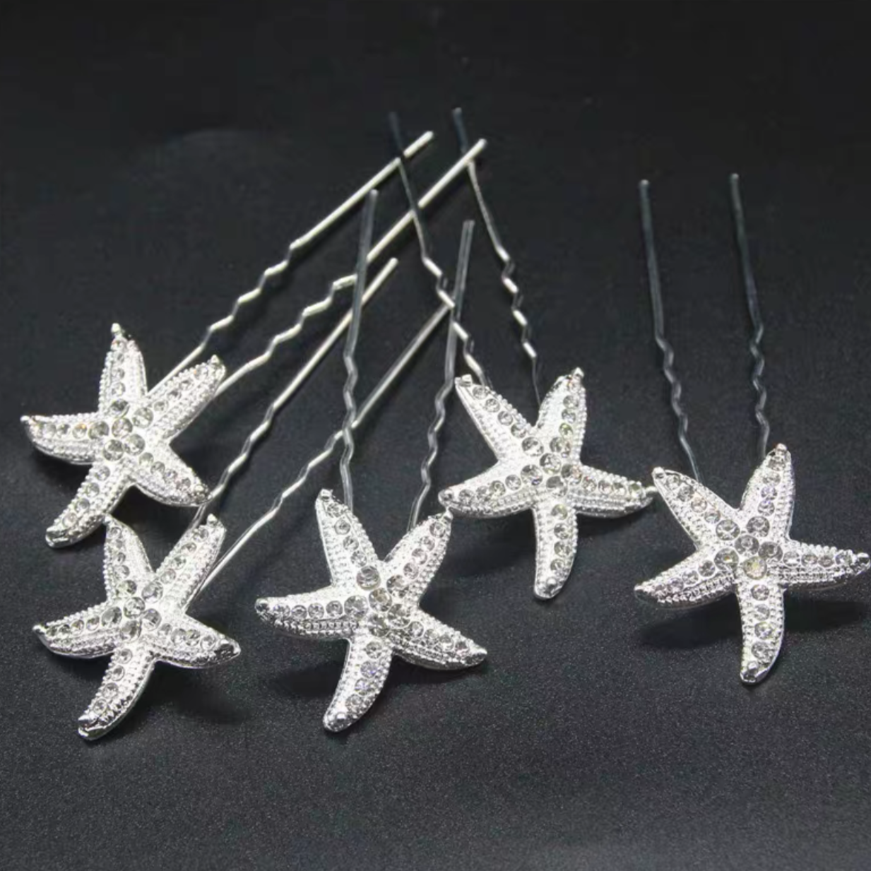 Starfish hair pins set (5Pcs)