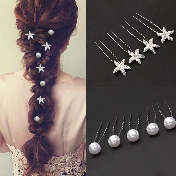 Starfish hair pins set (5Pcs)