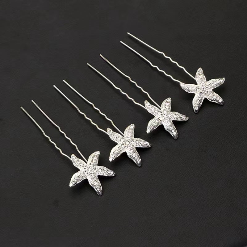 Starfish hair pins set (5Pcs)