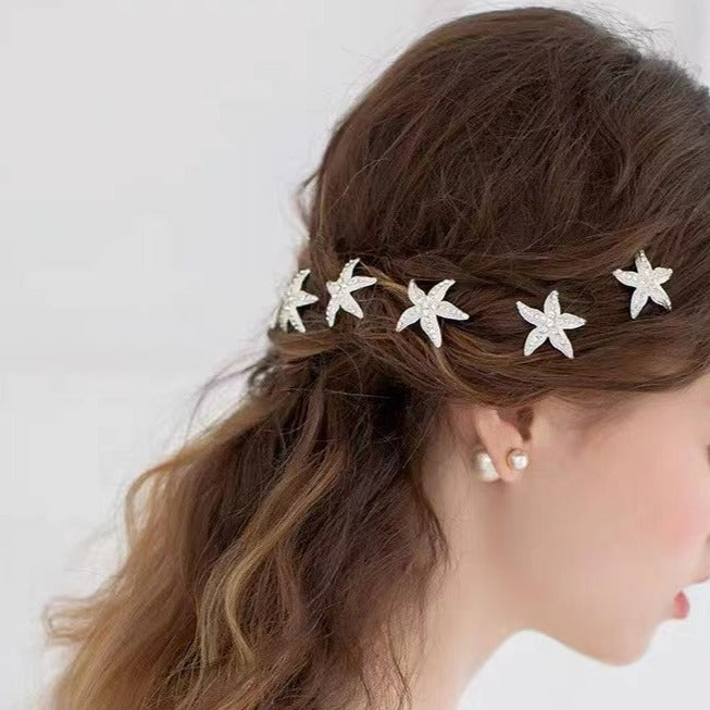 Starfish hair pins set (5Pcs)