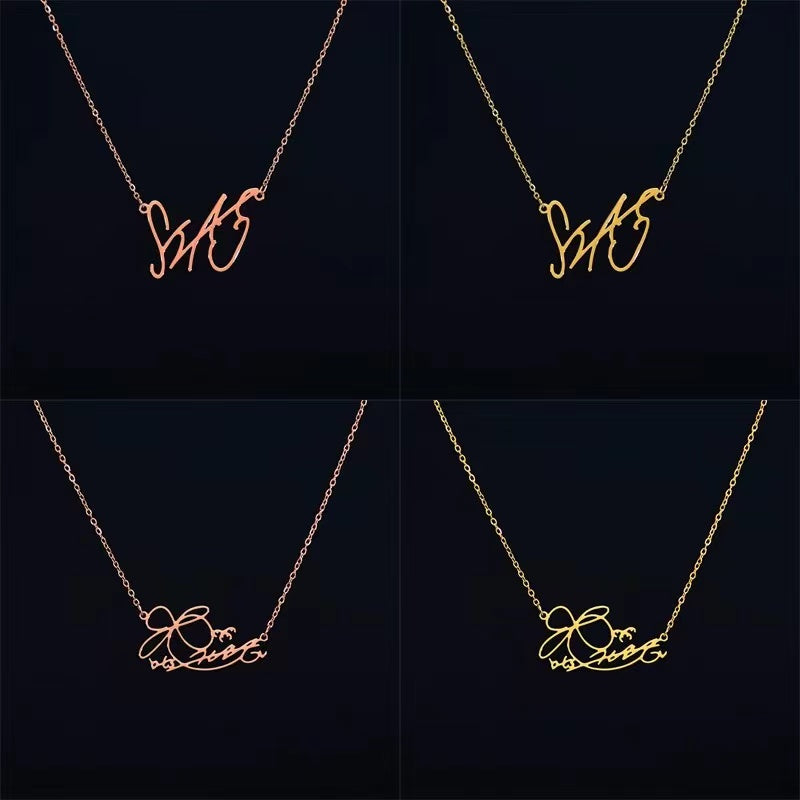 Personalized Signature Necklace