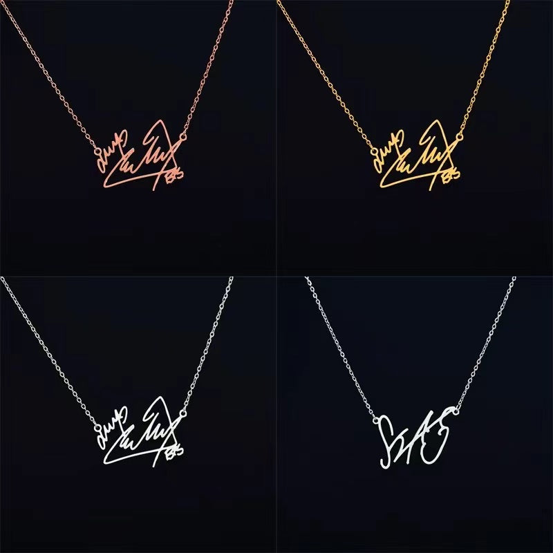 Personalized Signature Necklace