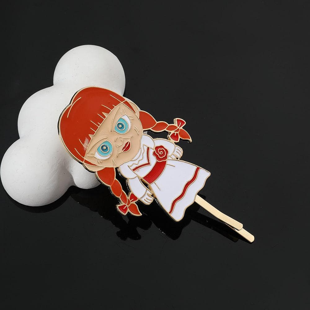 Horror Film Character Annabelle Hairpin