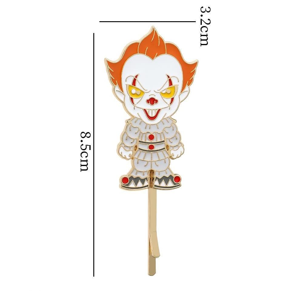 Horror Film Character Pennywise Hairpin