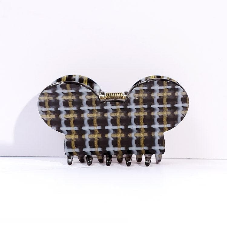 Mickey Mouse Plaid Hair Claw