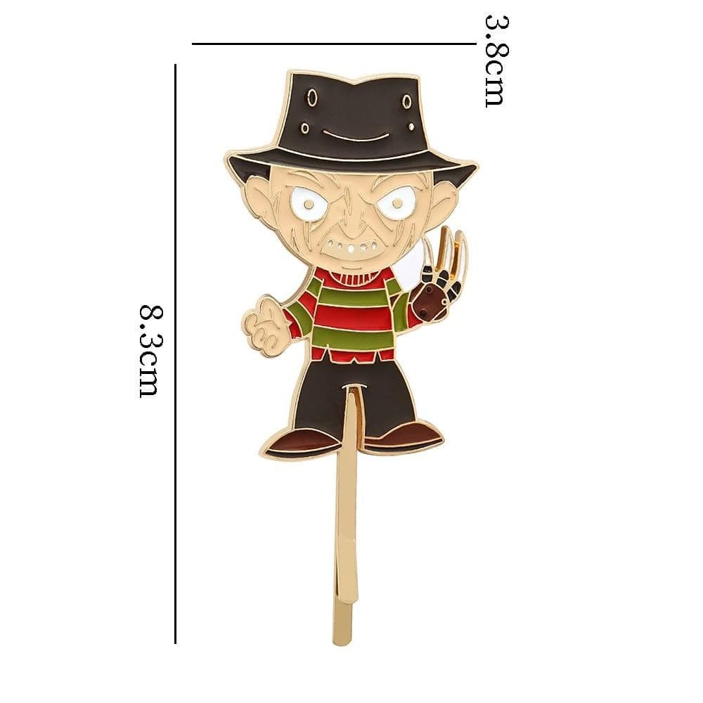 Horror Film Character Freddy Krueger Hairpin