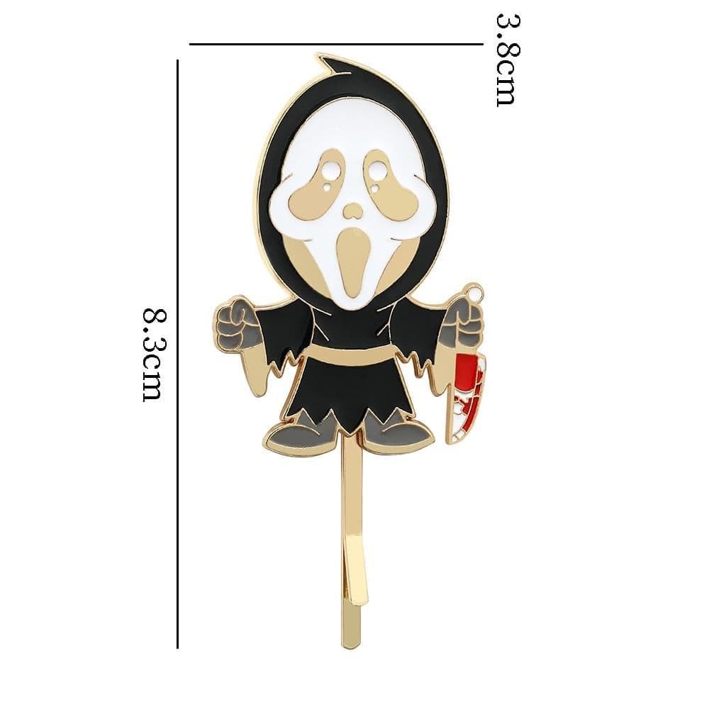 Horror Film Character Ghost Face Hairpin