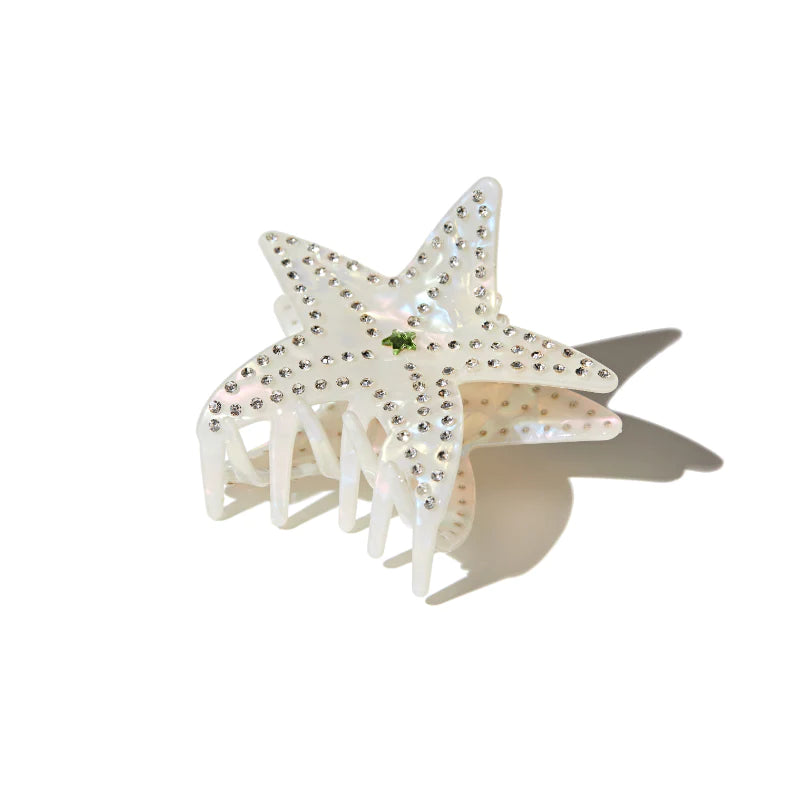 Starfish Hair Claw in Pearl