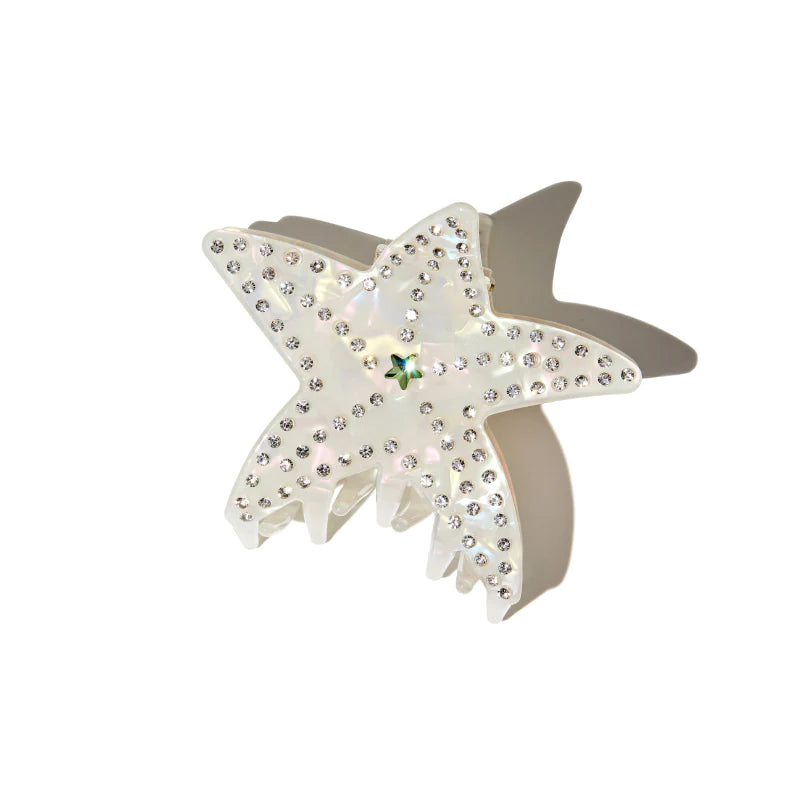 Starfish Hair Claw in Pearl