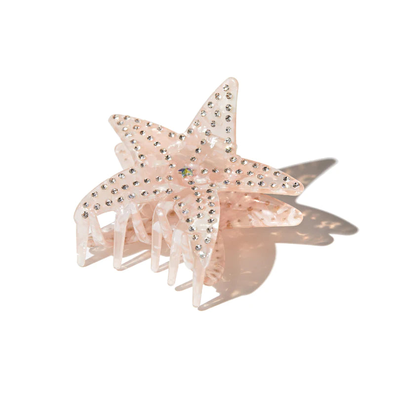 Starfish Hair Claw in Rose