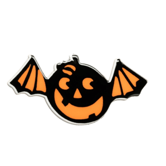 Chubby Bat Hair Clip Within Orange