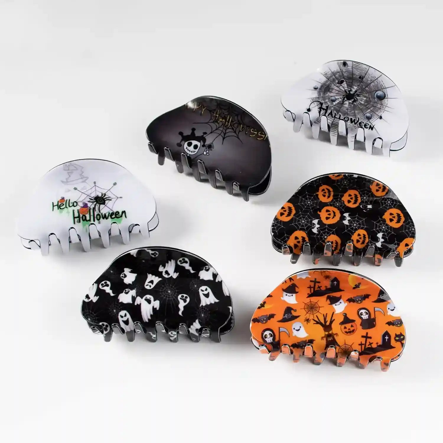 Halloween patterns Hair Claw