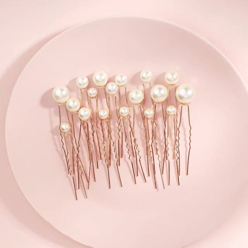 Pearl hair pins sets(18Pcs)