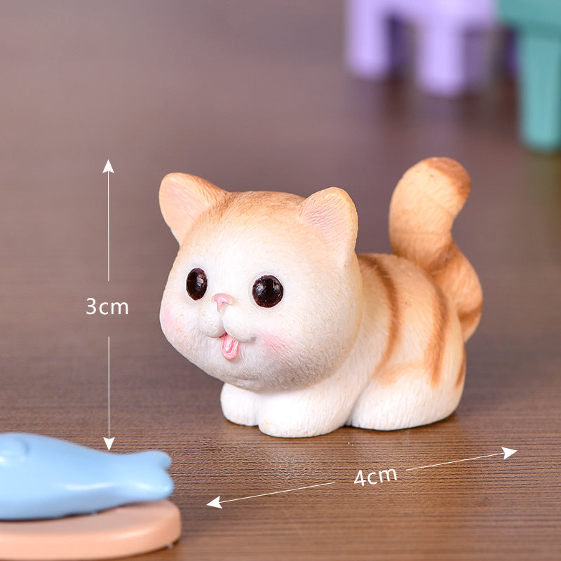 Lovely Cute Small Cat Figures