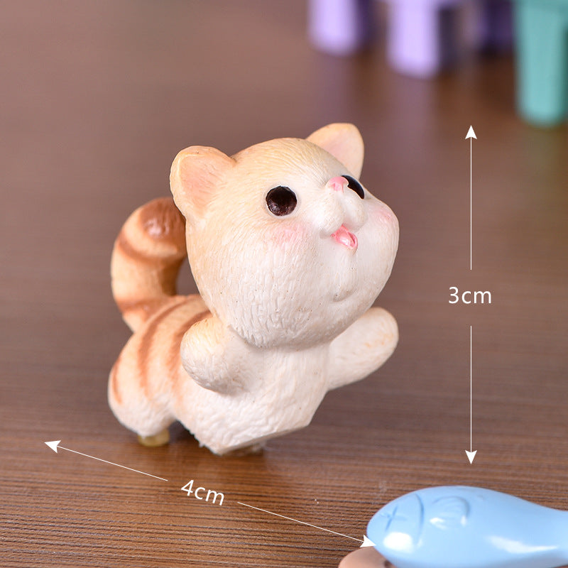 Lovely Cute Small Cat Figures