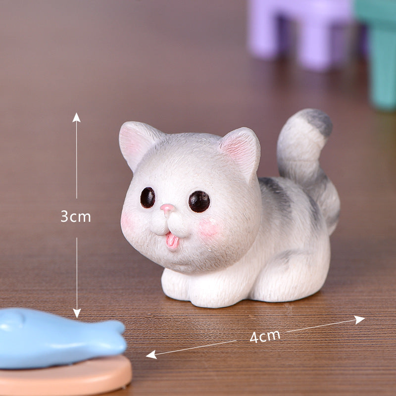 Lovely Cute Small Cat Figures