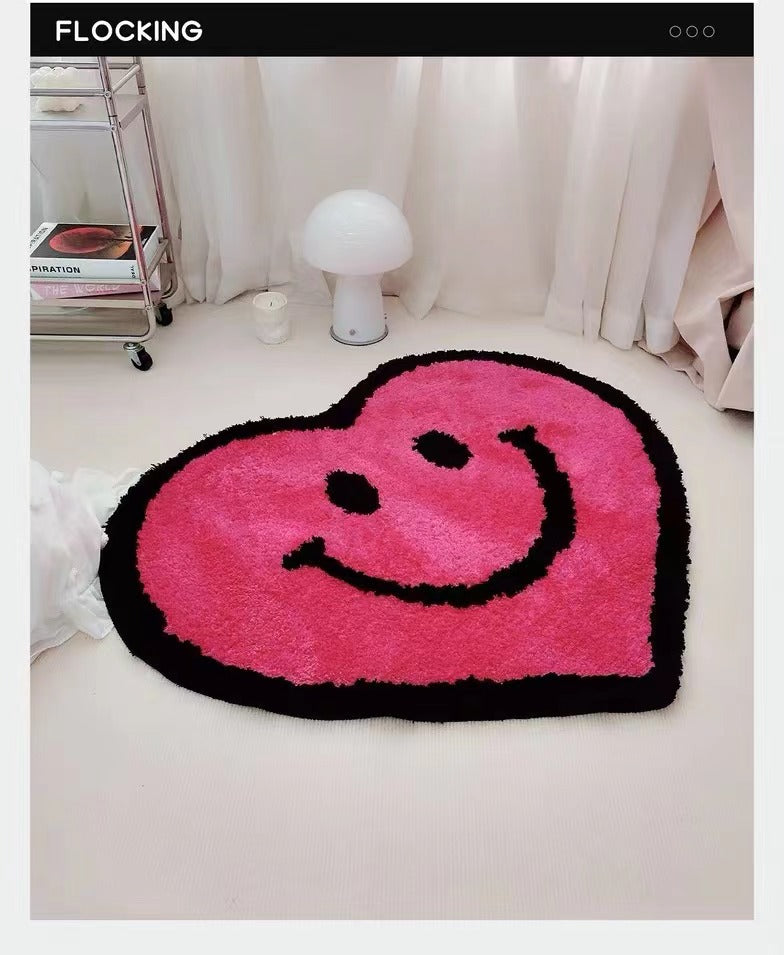 Smile of love heart Rug