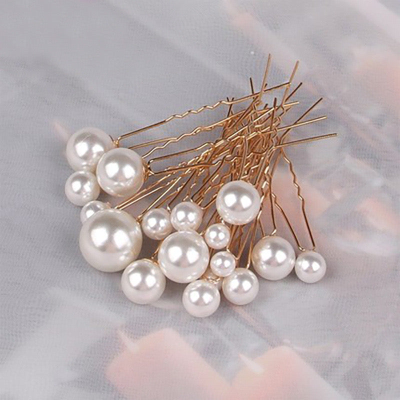 Pearl hair pins sets(18Pcs)