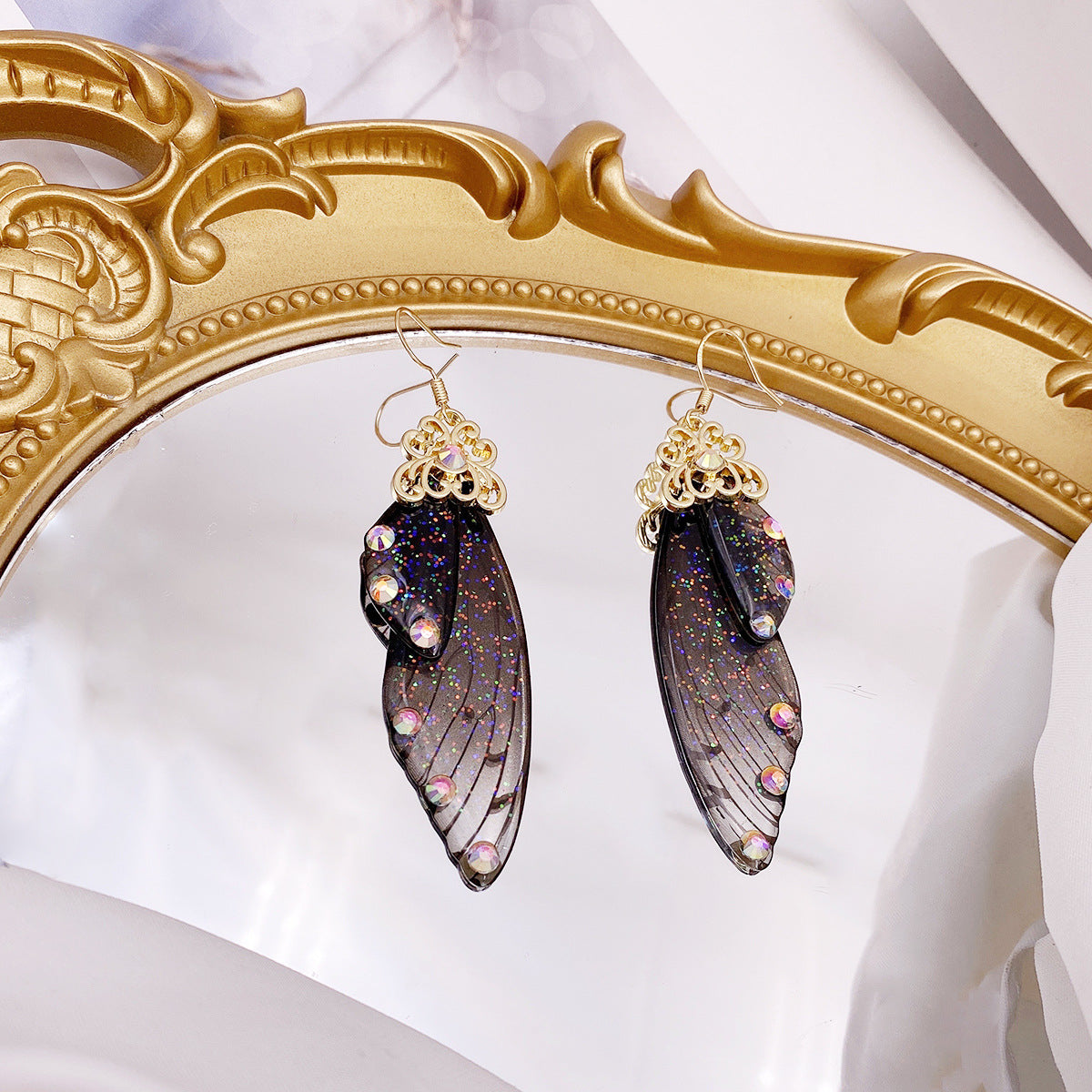 Swallowtail Butterfly Wing Earrings