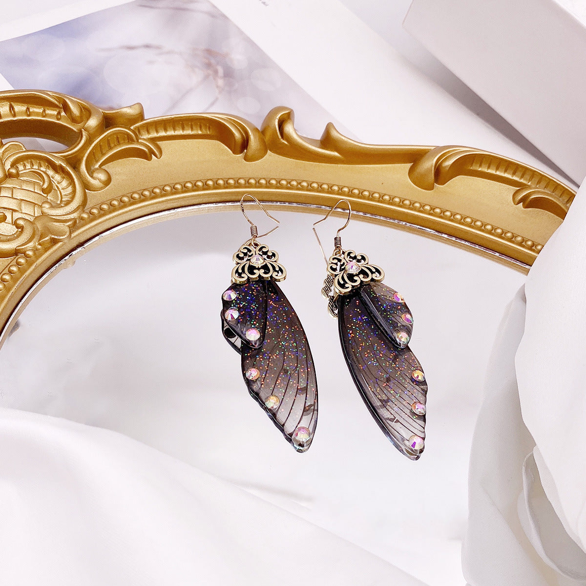 Swallowtail Butterfly Wing Earrings