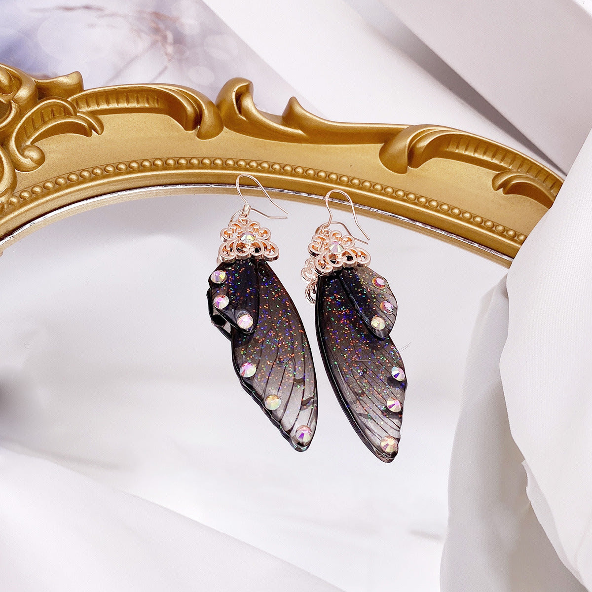 Swallowtail Butterfly Wing Earrings