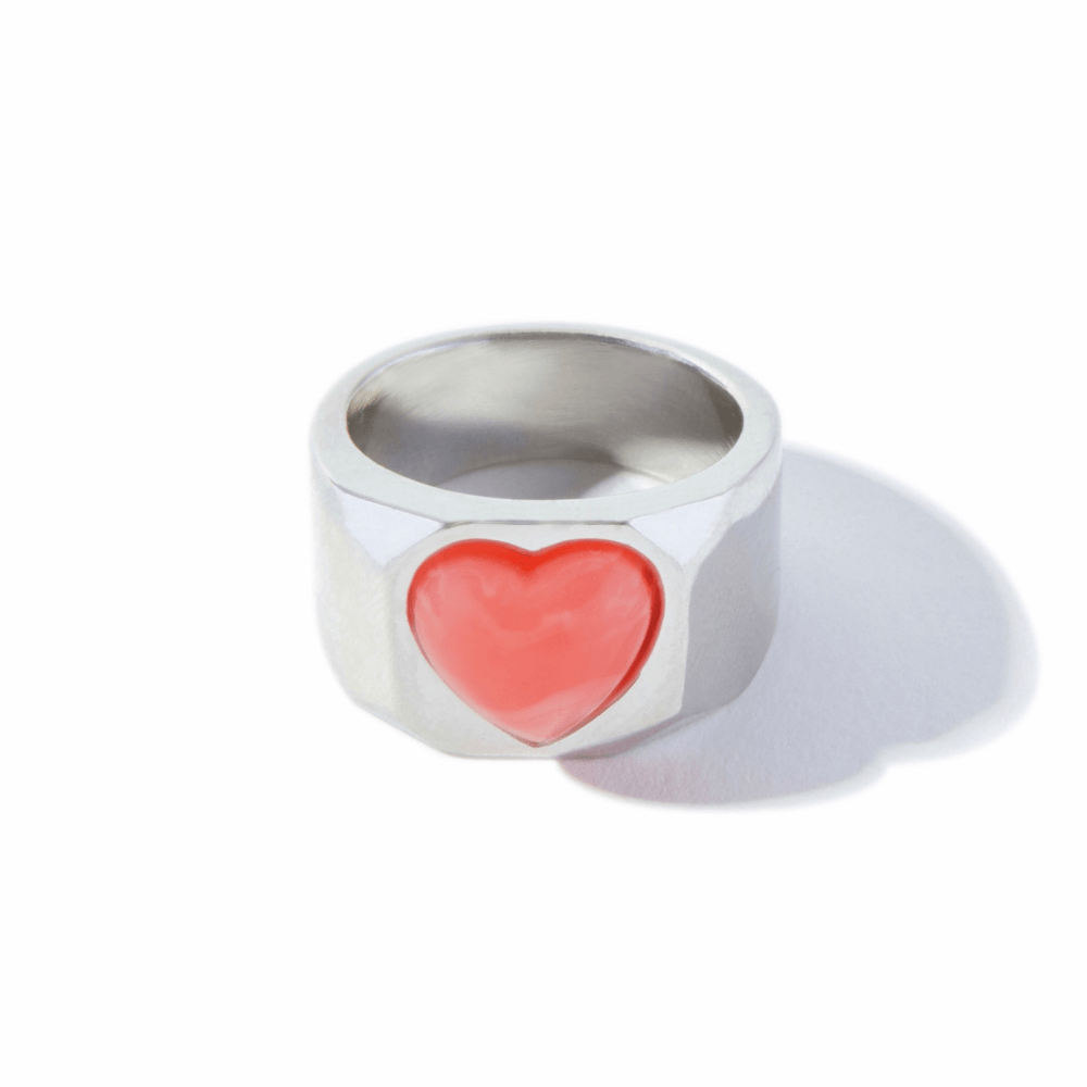 Save The Kiss Ring in Cream