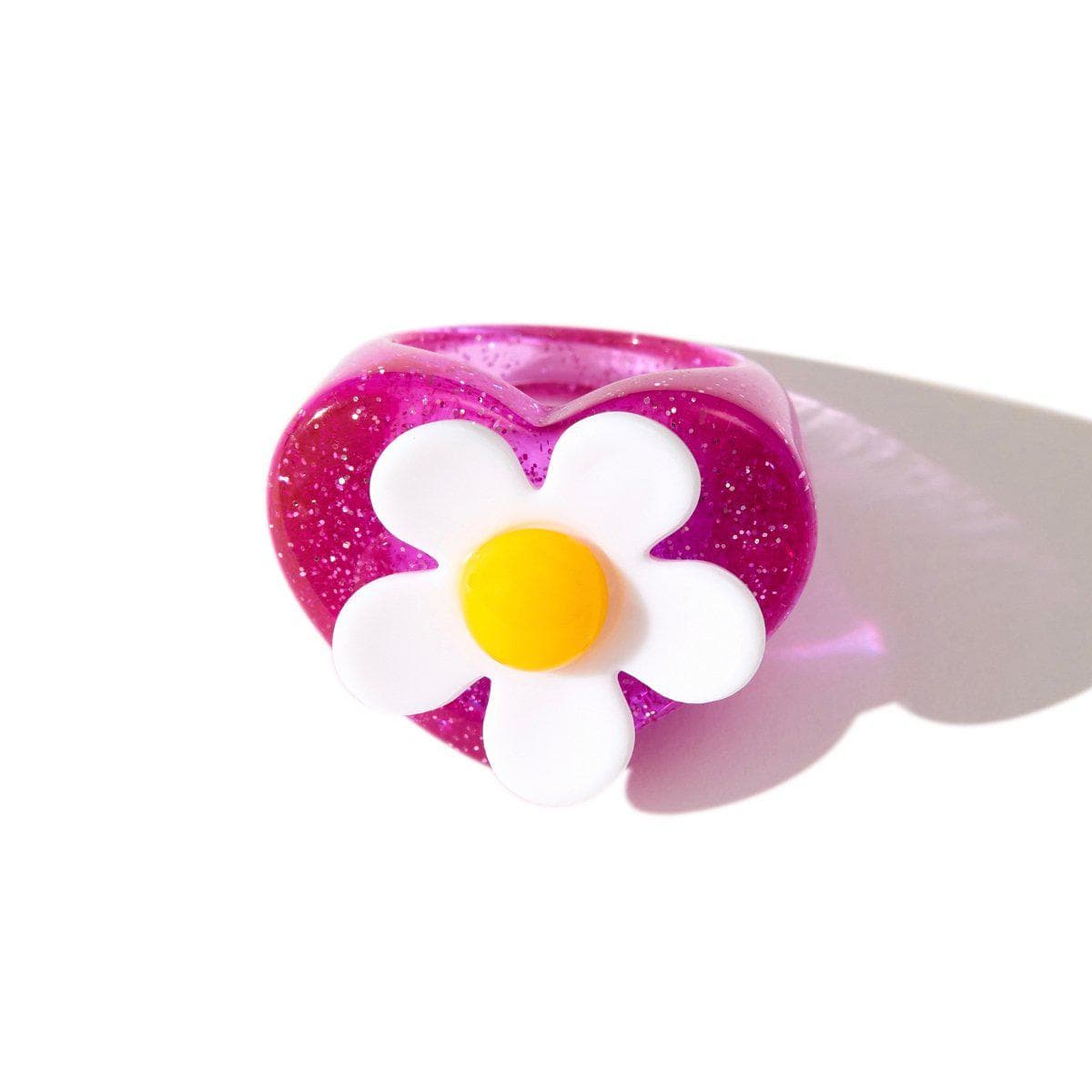 Flower Candy Ring in Peach