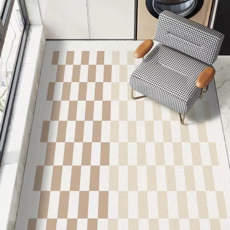 Beige Squares Rug