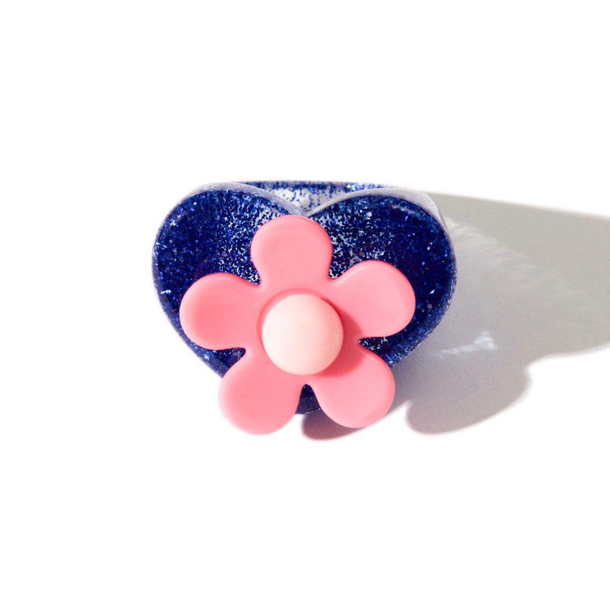 Flower Candy Ring in Blueberry