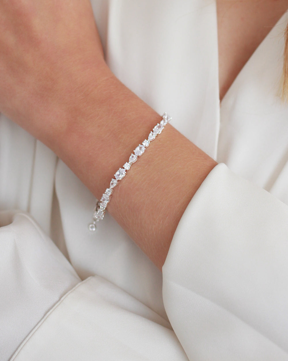 Sloane Crystal Tennis Bracelet