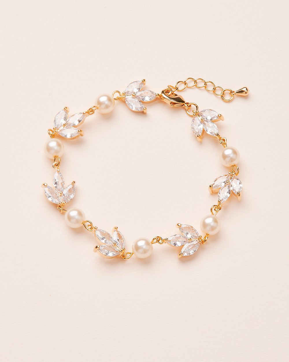 Nayla Pearl & CZ Bracelet