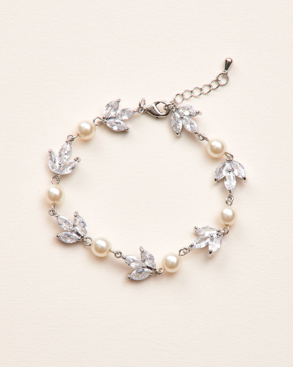 Nayla Pearl & CZ Bracelet