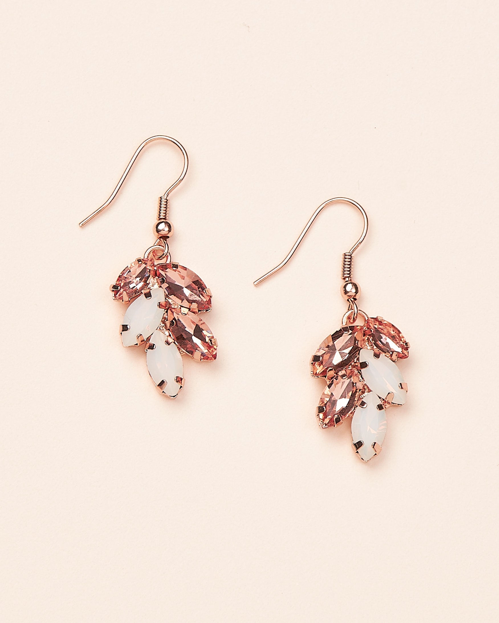 Dani Rose Gold & Opal Earrings