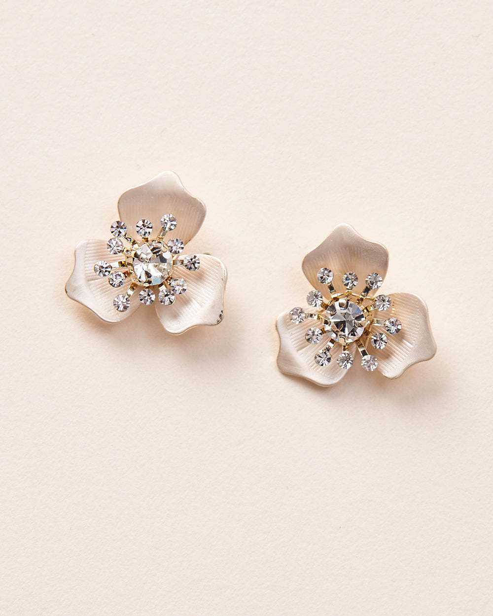 Kacie Floral Bridal Studs