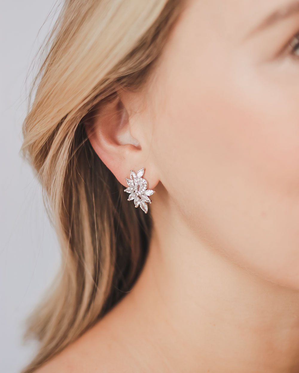 Tallulah CZ Cluster Studs