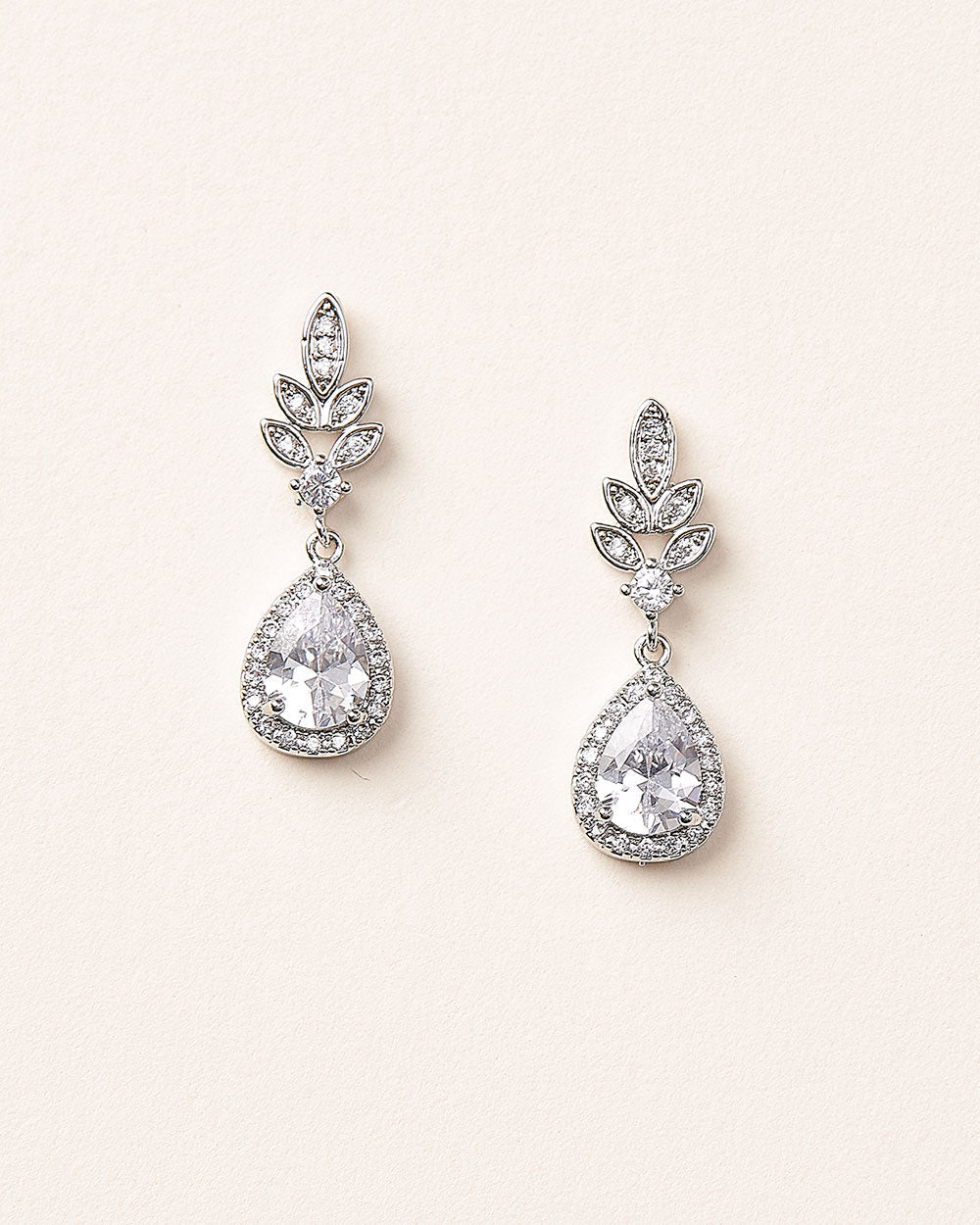 Emilia Floral CZ Earrings