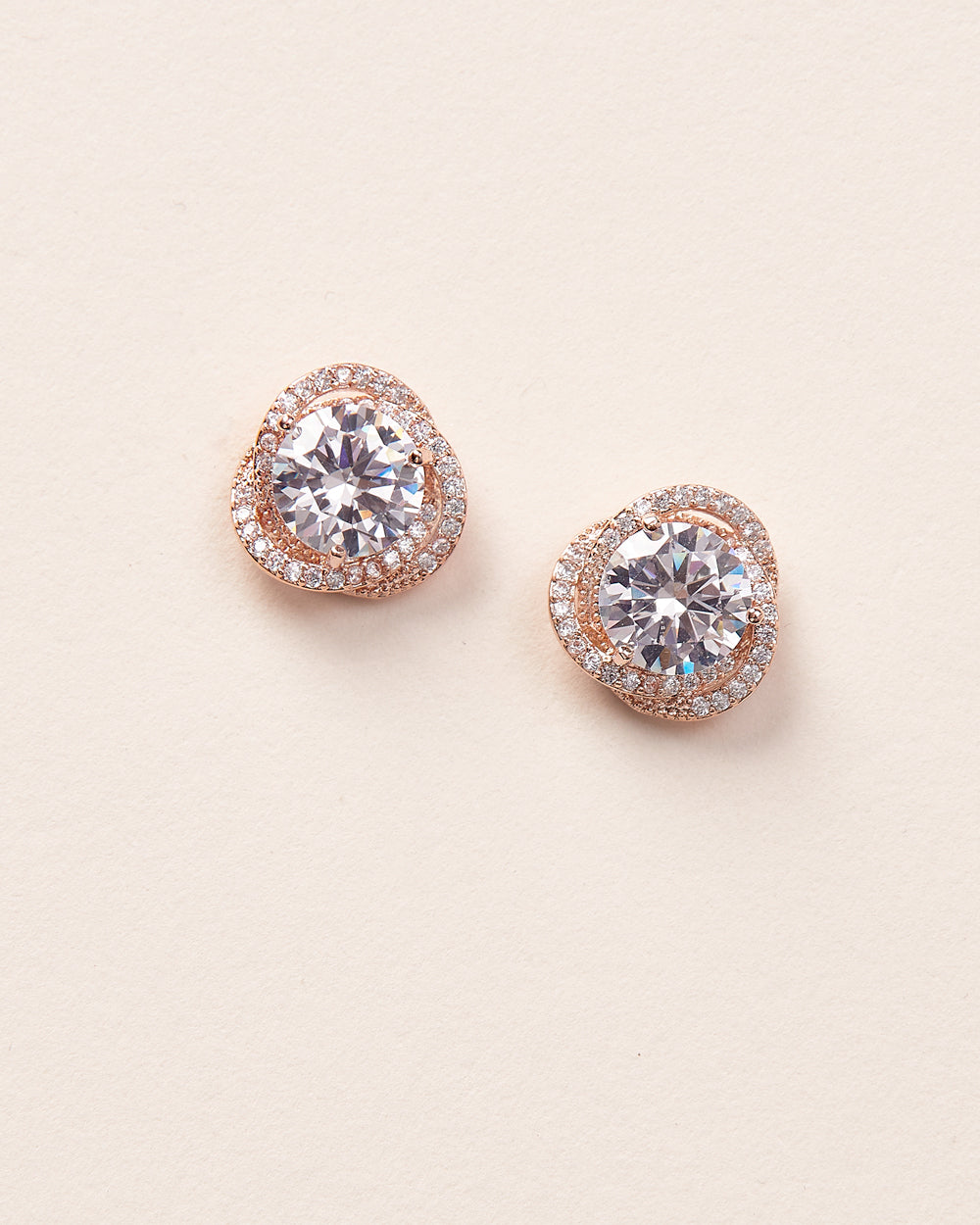 Teagan CZ Stud Earrings