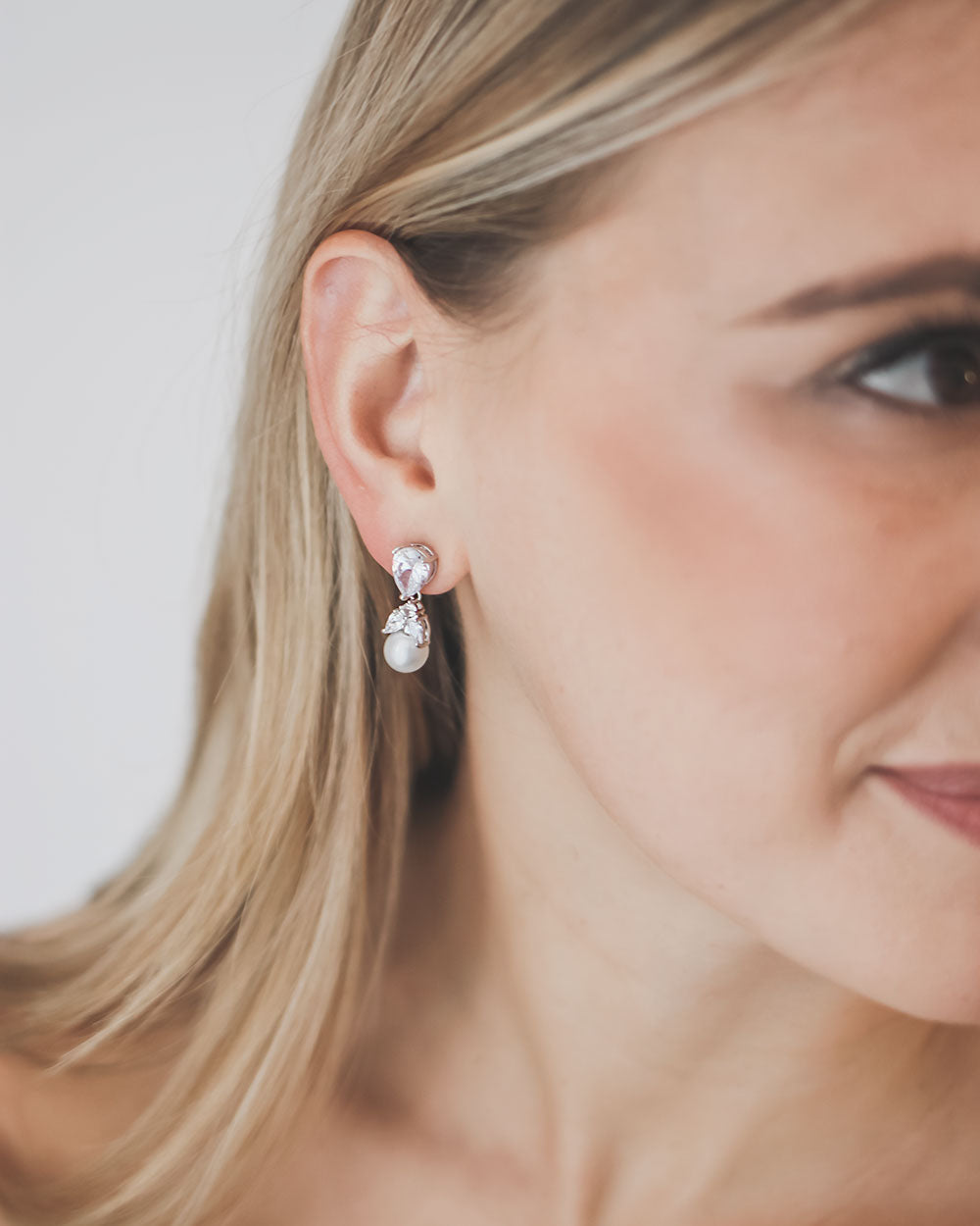 Natalie Pearl Drop Earrings