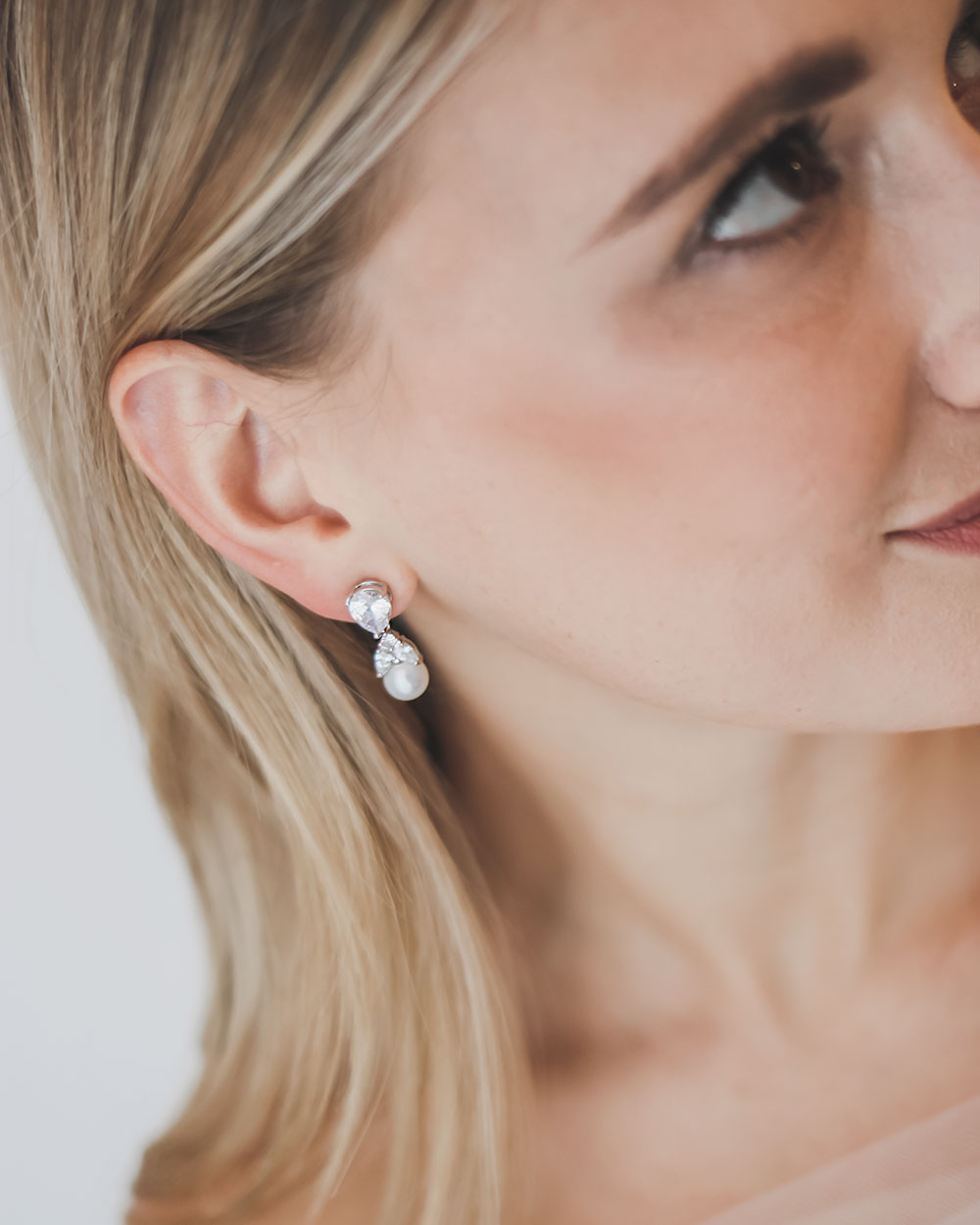 Natalie Pearl Drop Earrings