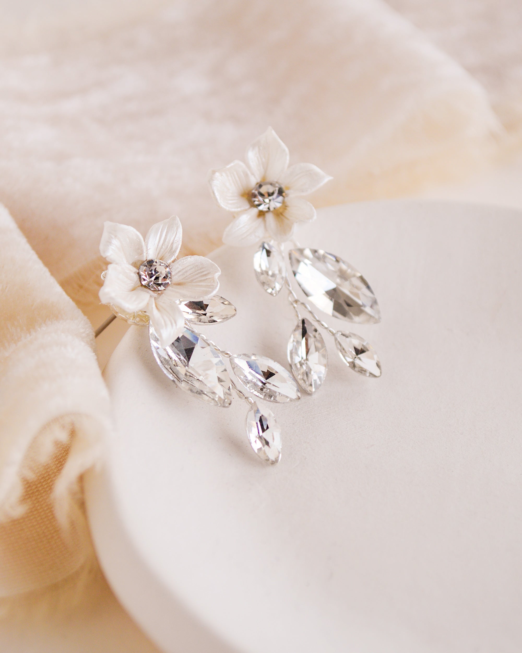 Flora Crystal Earrings