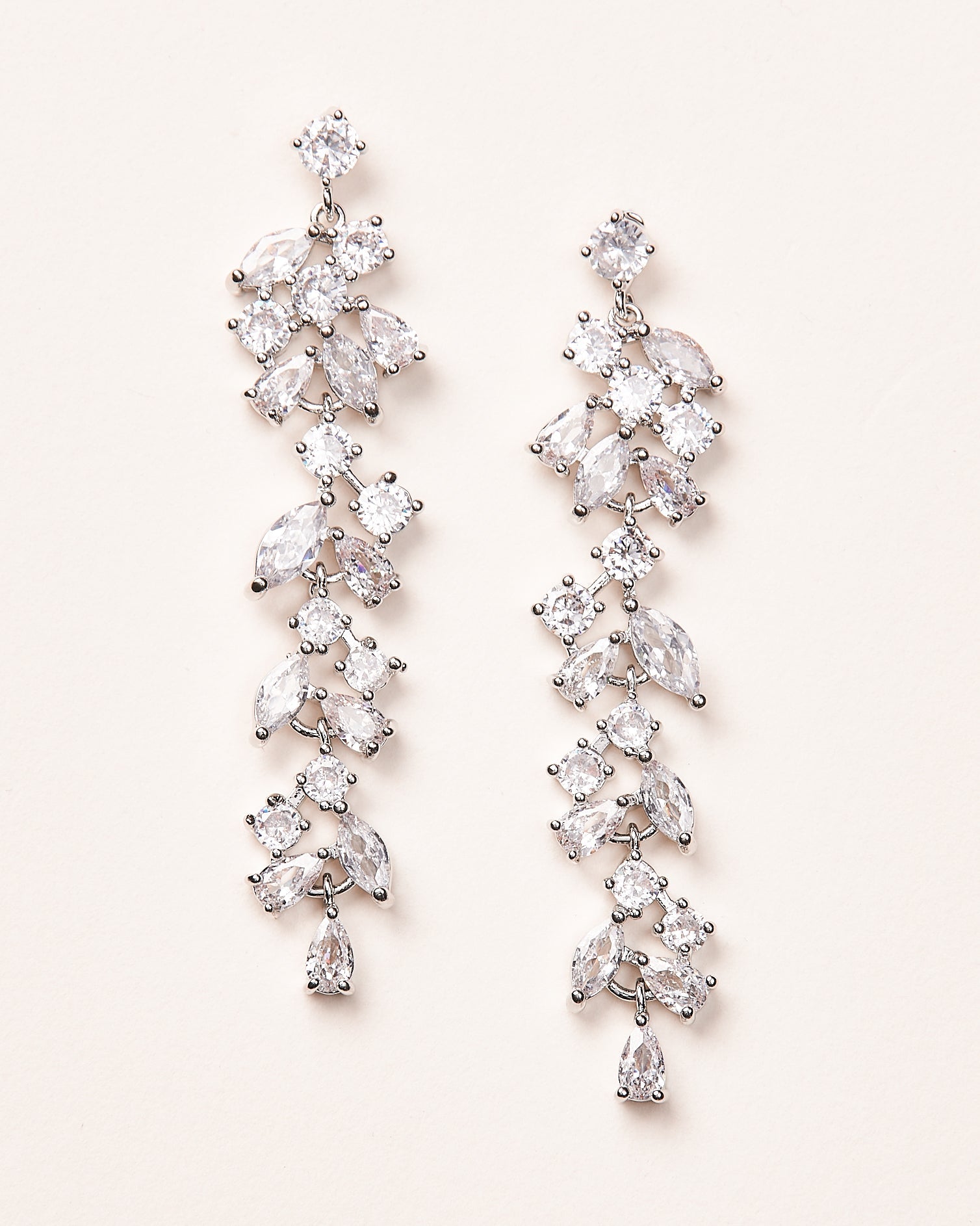 Tia CZ Dangle Earrings