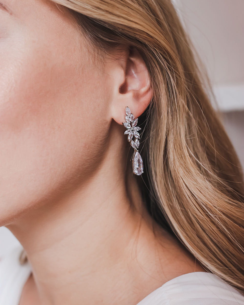 Monique CZ Dangle Earrings