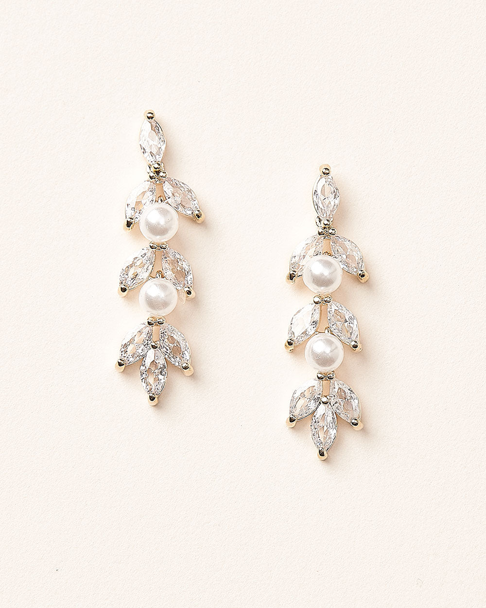 Sydney Pearl CZ Earrings