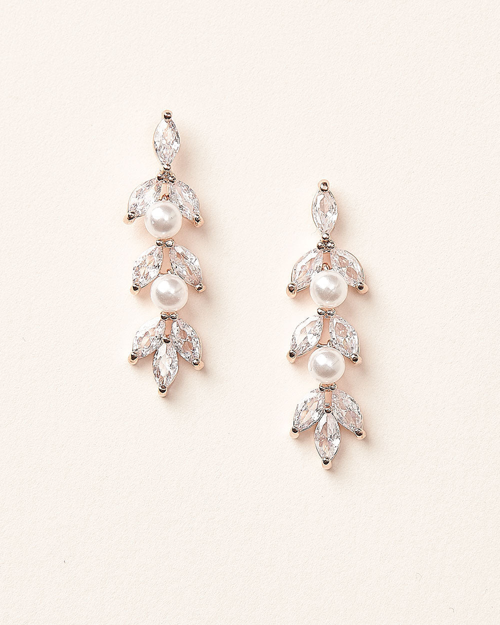 Sydney Pearl CZ Earrings